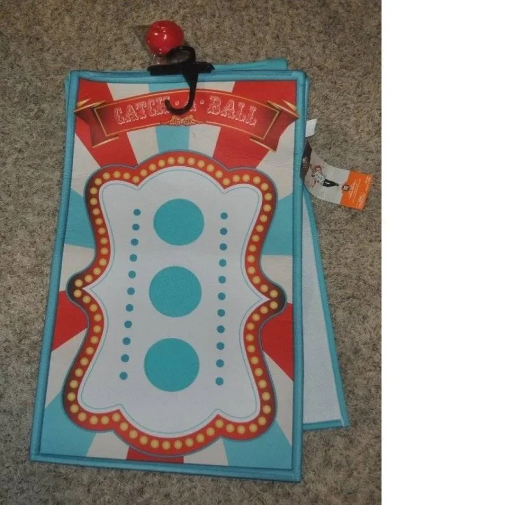 Carnival Game Halloween Costume Tunic & Ball 2 Pc Adult Teen Jr Pullover Party